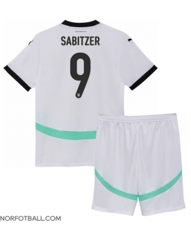 Billige Fotballdrakt Østerrike Marcel Sabitzer #9 Replika Bortedraktsett Barn EM 2024 Kortermet (med bukser)